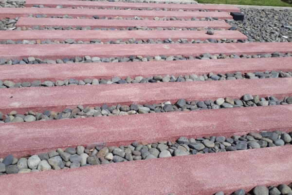 Thi công đá sỏi rửa